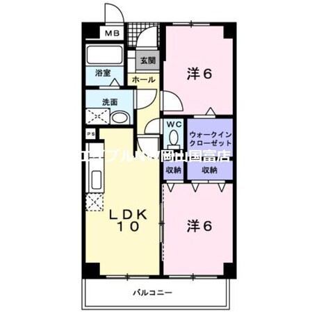 クレールコートの物件間取画像